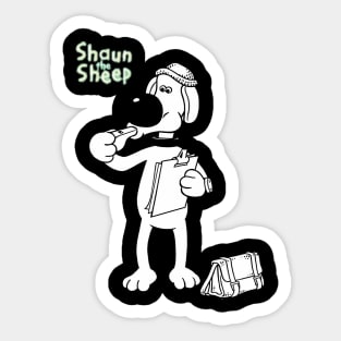 Vintage The Sheep TV Series Cartoon Shaun Sticker